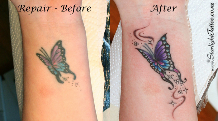 Butterfly touch up