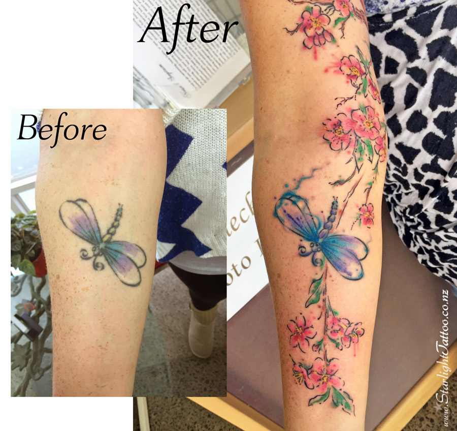 Dragonfly cover up