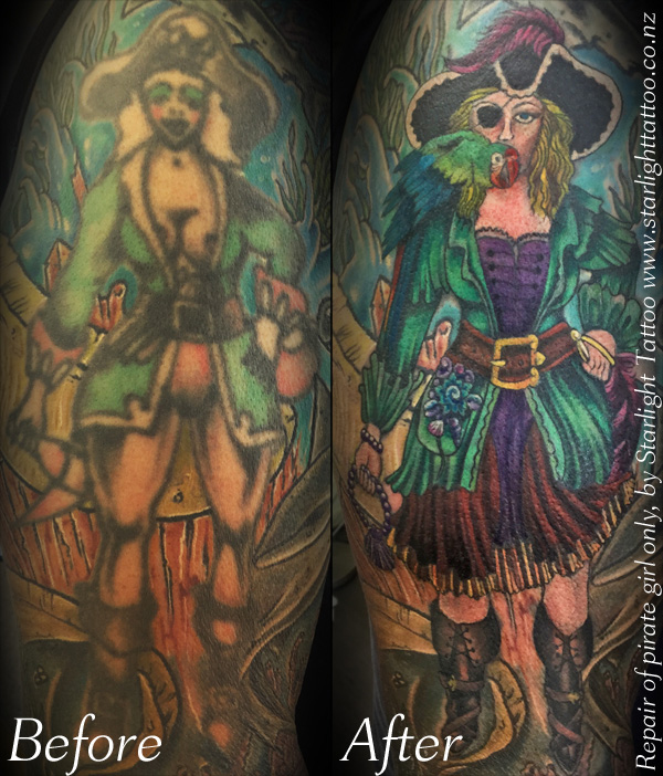 Pirate girl cover up