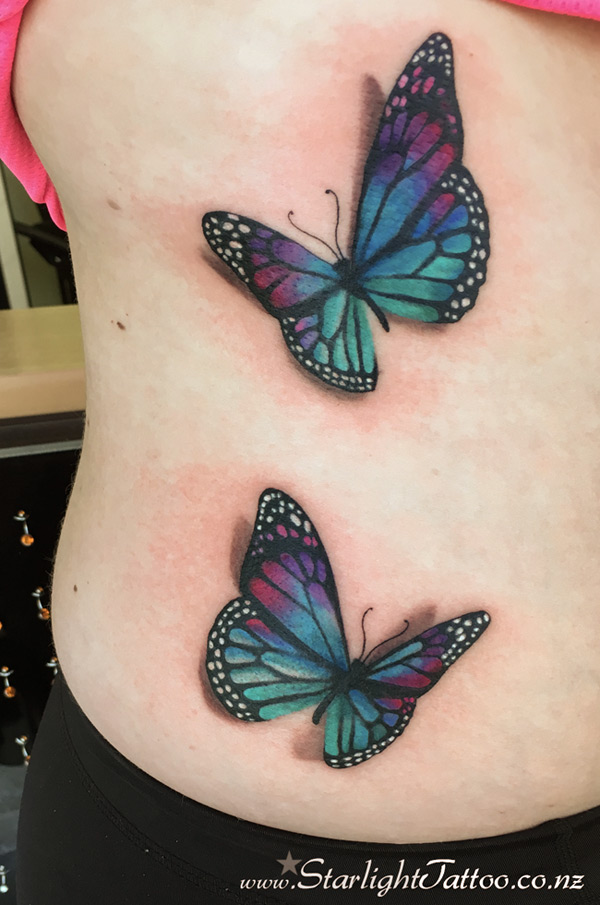 Butterflies on the ribs