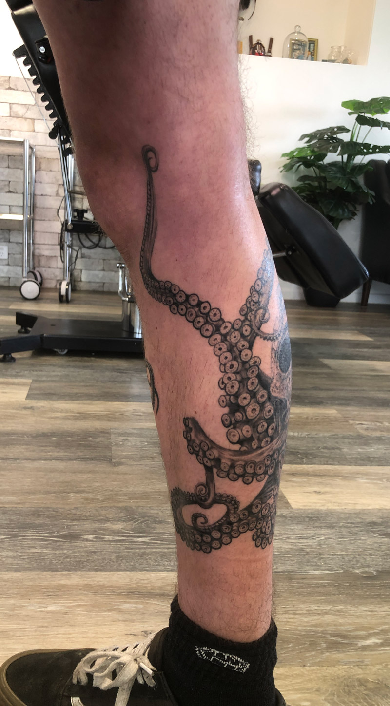 Octoskull tattoo