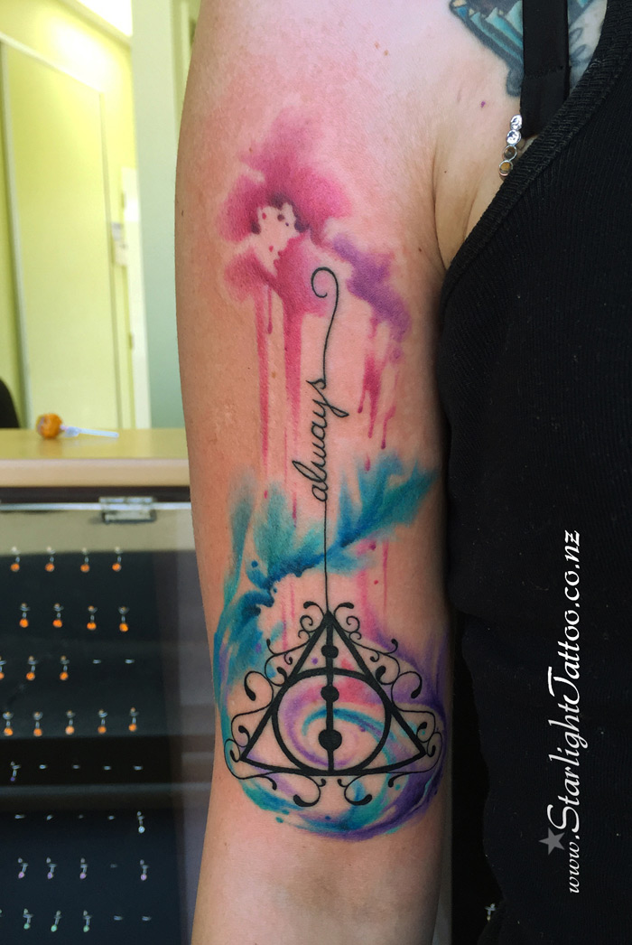 Watercolor tattoo