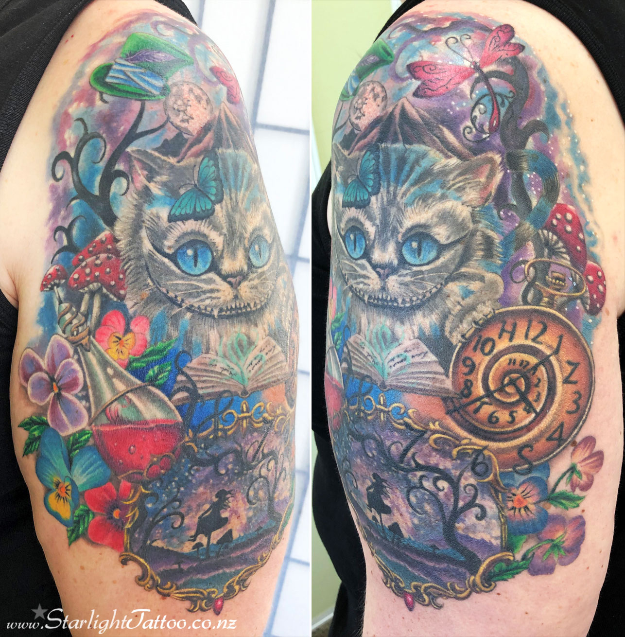 Fan Tattoo - custom tattoo work from Auckland