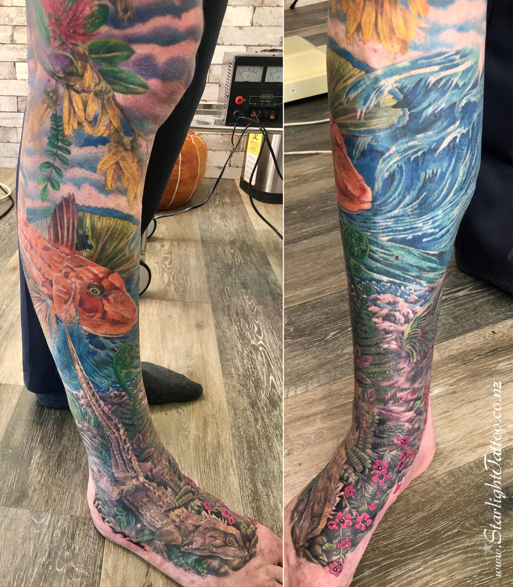Gurnard Tattoo - custom tattoo work from Auckland