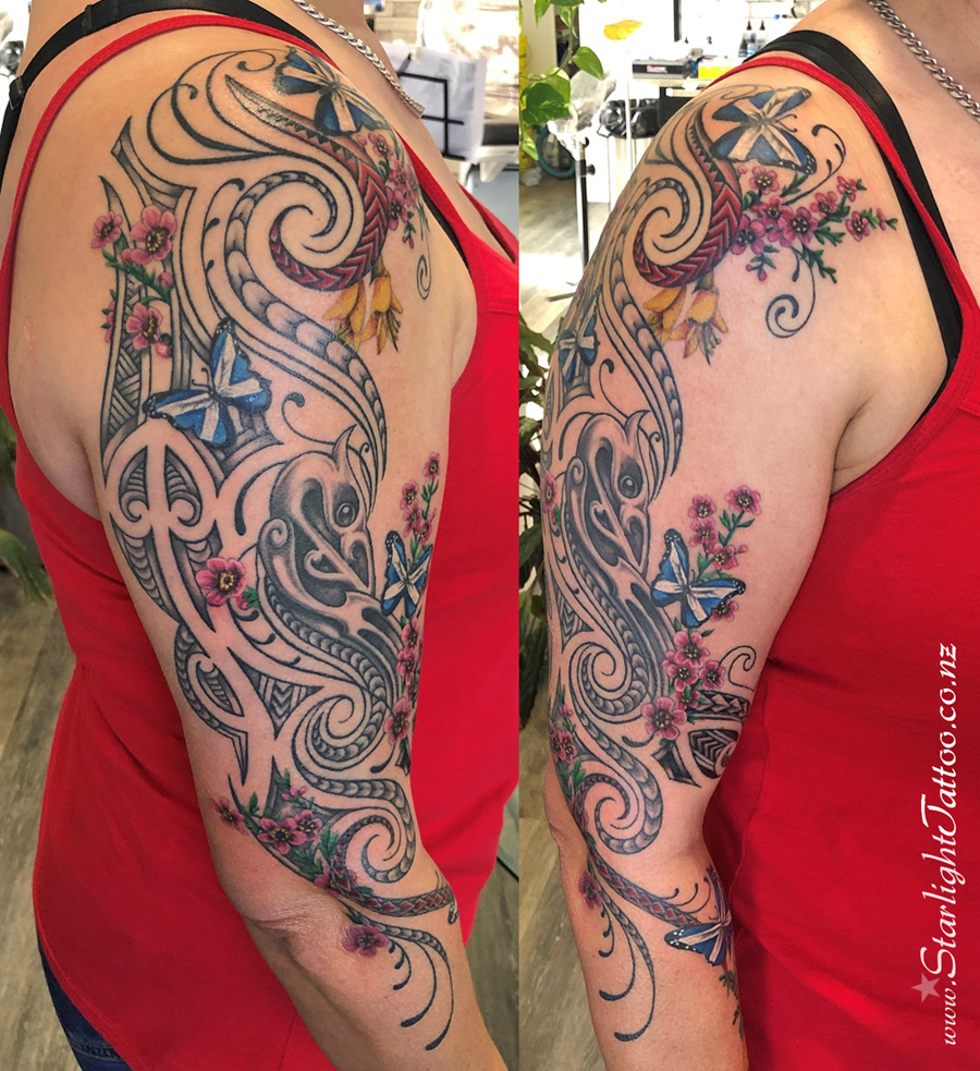 Scottish Maori - artistic tattoo