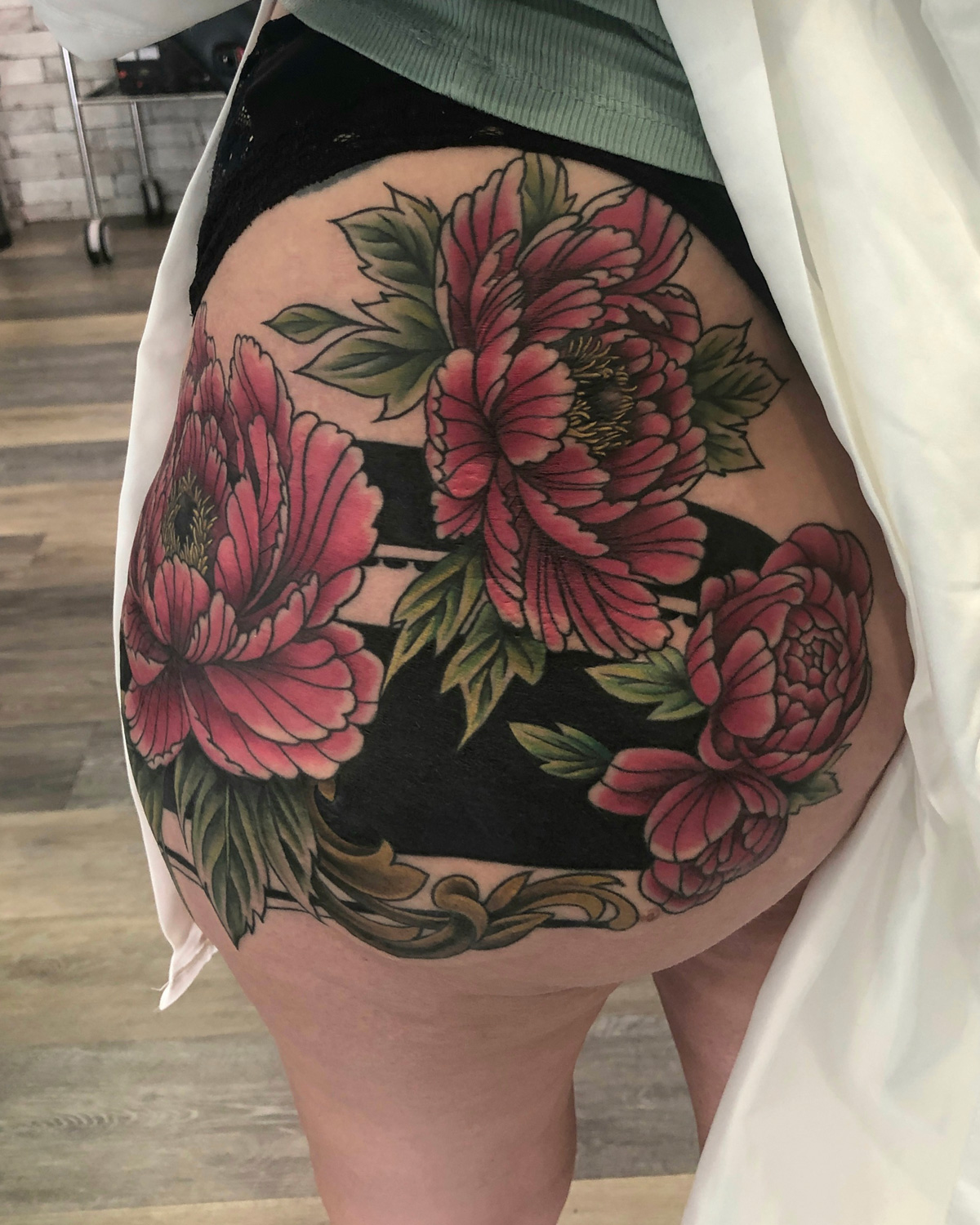 Ornamental filigree and blackwork