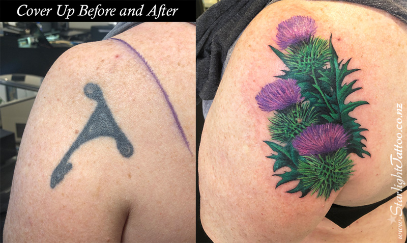 This cover-up tattoo marks fierce resilience