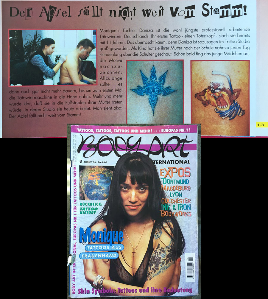 Body Art International article about Buzzy tattooing in Germany
